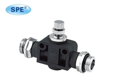 China Tube Quick Connector Pneumatic Flow Control Valves Inline One Way for sale