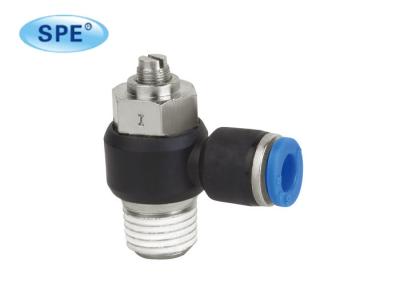 China Air Angle Flow Control Valve Tube 1/4