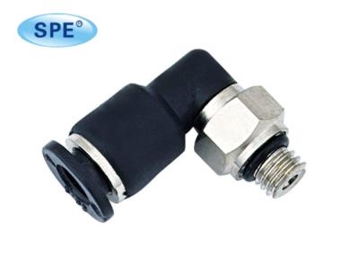 China 90 Degree Metric Push To Connect Tube Fittings Union Male Elbow One Touch for sale