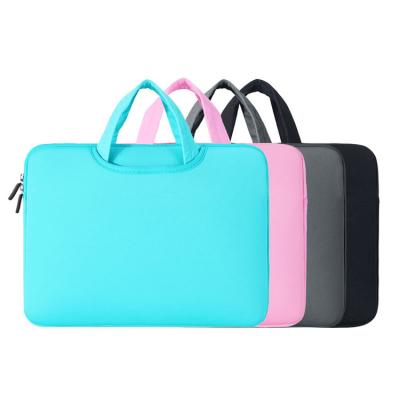 China Soft 11 13 14 15 Inch Computer Notebook Sleeve Bags Laptop Sleeve Laptop Handbag for Women and Men for sale