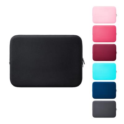 China Soft 14 Inch Velvet Scratching Notebook Chromebook Bag Protective Student Laptop Sleeve For Macbook Air 2022 for sale