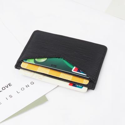 China Convenient genuine leather card holder, fashion card holder, slim genuine leather card holder holder for sale