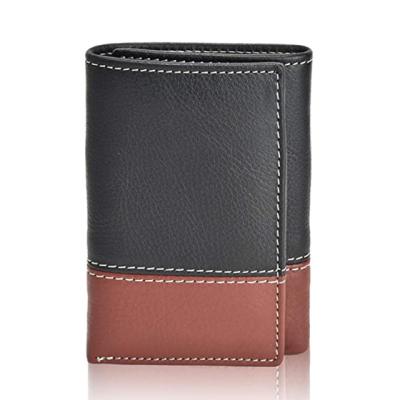 China Manufacturers RFID Leather Male Wallet Simple Casual Short Wallets Men Purse Small Clutch for sale