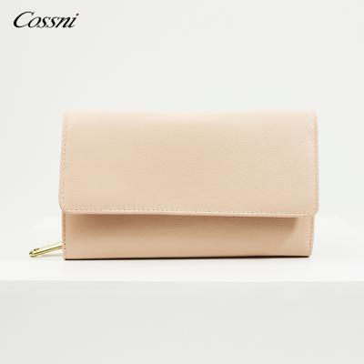 China Large Capacity Waterproof Card Holder Women's Purses And Wallets Leather For Genuine Women for sale