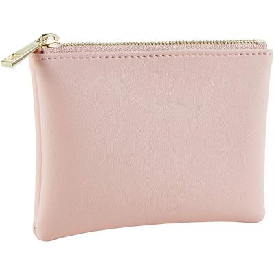 China Lady Pure PU Leather Small Wallet Cheap Price Multi Color Card Coin Clutch Wallet For Women for sale