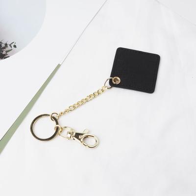 China Custom leather keychain, promotional leather keychain for sale