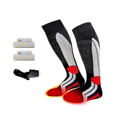 China Antibacterial Electric Heated Socks Thermal Insulated Sock Battery Operated Heat Socks for sale