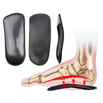 China Custom Fiberglass Orthotic Foot Arch Support Orthopedic Sport Insoles Orthopedic Flat Feet Insole for sale