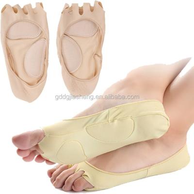 China Five Toes Silicone Arch Flat Foot Orthotics Massage Protector Insoles Silicone Socks Dancing Jelly Socks for sale