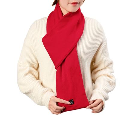 China Woolen Fashion Lady Heated Warm Long Wool Cashmere Winter Scarf For Women for sale