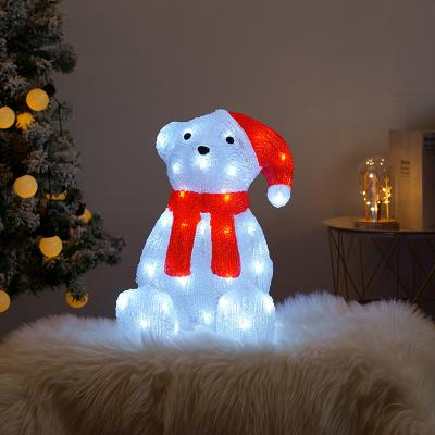 China Acrylic holiday lights 3D acrylic led lights Christmas holiday decoration outdoor use for sale