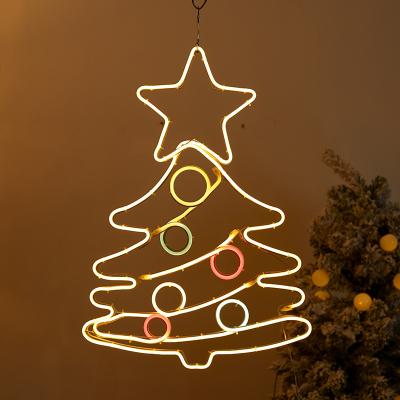 China Neon lights High quality outdoor waterproof neon Christmas tree shaped LED decorative lights for sale