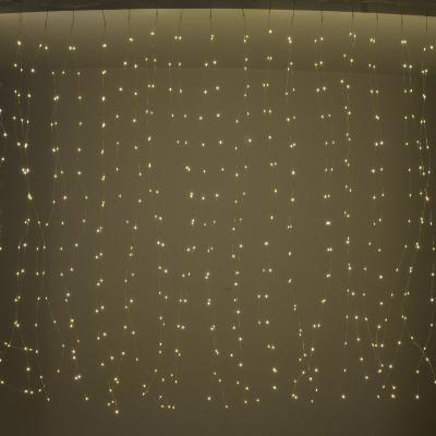 China Christmas ceiling lights New design copper wire LED curtain lights  coffee restaurant festive warm white decorative holiday lights for sale