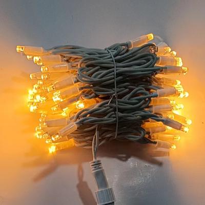 China String lights 10m  rubber lights outdoor holiday led string lights waterproof for sale