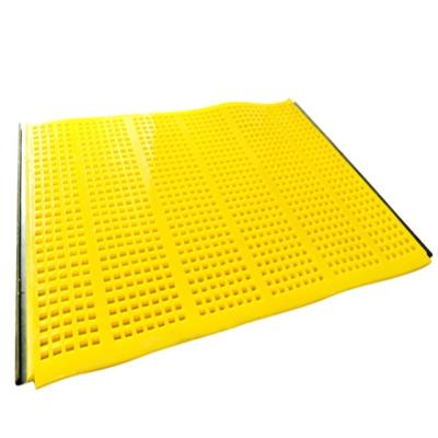 China Separating and screening flexible tensioned polyurethane screen panels (with hooks) for sale