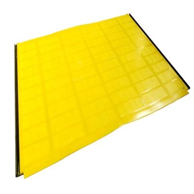 China Mineral Tensioned Hook Polyurethane Vibrating Screen Panels for sale