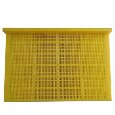 China Plain Weave Single Deck Modular Polyurethane Screen Panels For Vibrating Screen In Mining for sale