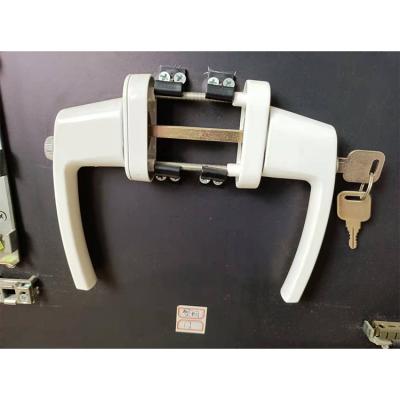 China Best Selling Traditional Double Side Door Hardware Plastic Door Lock Set With Handle for sale