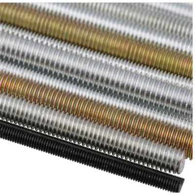 China General Industry Zinc Color Plated / Stainless Threaded Rod / Black elctroplateing / DIN 975 for sale