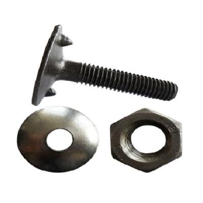 China DIN 15237 Belt Screws Or Flat Belt Bolts For M6 M8 M10 M12 Carbon Steel Galvanized for sale