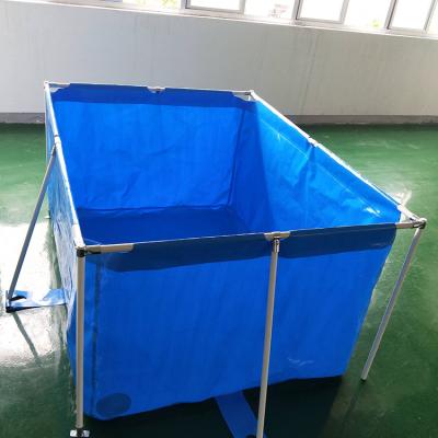 China PVC 0.9mm Small Size Frame Tarpaulin Customized Swimming Pool for sale