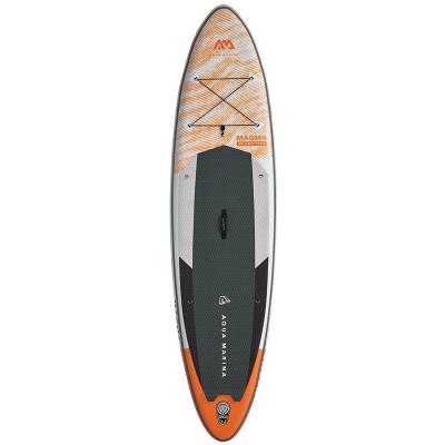 China China Manufacture Epoxy Resin Double Layer Unisex Paddle Board, Factory Price Standing Air Yoga Paddle Inflatable Surf Board for sale