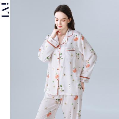 China QUICK DRY OEM Pijamas Para Dama Custom Printed High Quality Silk Women Pyjamas Satin Pijamas Dama Pajama Set for sale