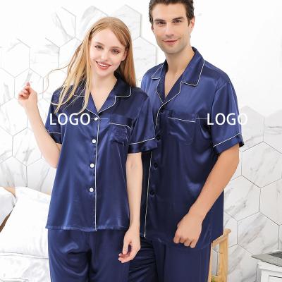 China OEM LOGO QUICK DRY Custom Ladies Pajamas Set Short Sleeve Fashion Hot Sale Women Pajamas Sets Pijamas Mujer Pajamas for sale