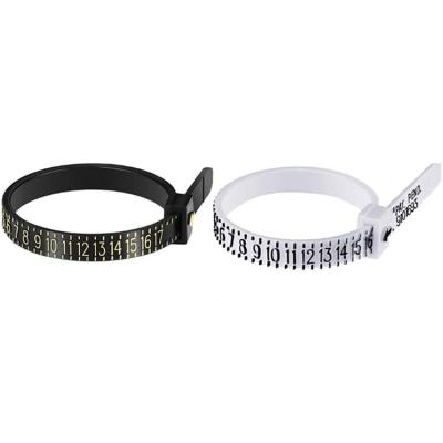 China Ring Sizer USA UK HK JP Ring Sizer EU Kr Standard Measuring Tape Operation Ring Jewelry Tools Finger Ring Ruler Easy Reusable Measuring for sale