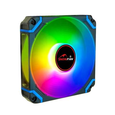 China RGB case fan Factory Price PC fan cooler with remote control computer case 120mm rgb fan Te koop