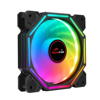 China High Quality OEM Custom Silent Led Snowfan PC Case 6 Pin Gaming RGB Ventilador Computer Fan for sale