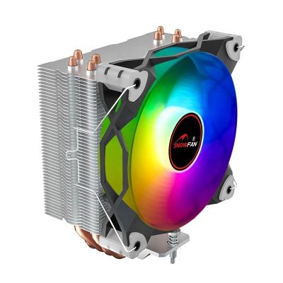 China High Power Low Profile CPU Fan Cooler LED 4 Heat Pipe Cooling Motherboard SYNC RGB CPU Air Cooler LGA1151 AMD Te koop