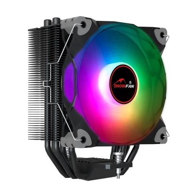 China low Profile RGB PC Cooler Fan cpu xeon ARGB LGA 1151 CPU Cooler OEM Air Cooling 5 heatpipes for pc Computer Case Te koop