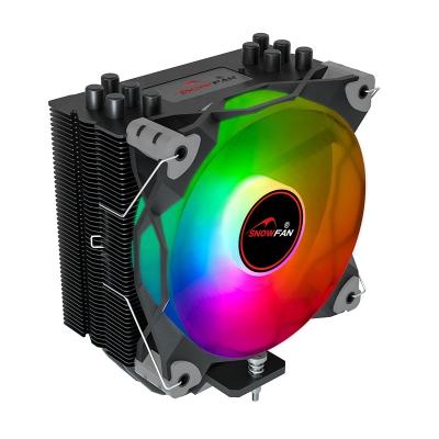 China SNOWFAN ZQ04 Black Itx CPU Cooler 1151 CPU Cooler AM4 5 Heatpipes Air Cooler CPU RGB for Intel AMD for sale