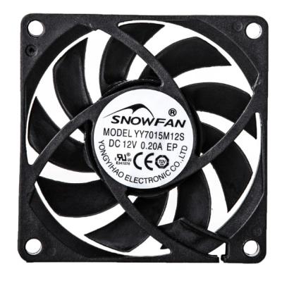 China High quality dc 7015 70*70*15 mm radiator Fan 12 volt 24 volt 48 volt DC Cooling Fan à venda