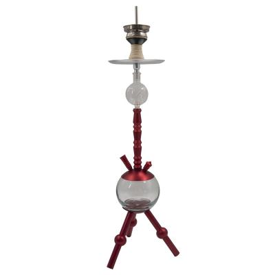 China Aluminum Aluminum Hookah With New Led Light Oriental Pearl Tower Hookah Designs With 2 Hose Nargile Hookah Shisha for sale