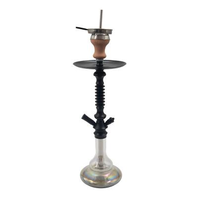 China Aluminum aluminum hookah Russia with bottle glass commercial hookah hookah shisha nargile for sale