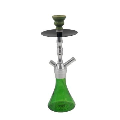 China Factory sale aluminum charcoal hookah with silicona hose shisha for sale