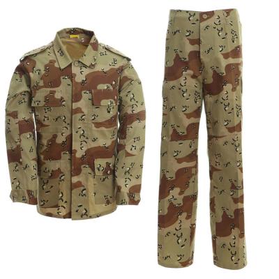 China Antistatic BDU 6 Color Desert Army Camouflage Military Uniform for sale