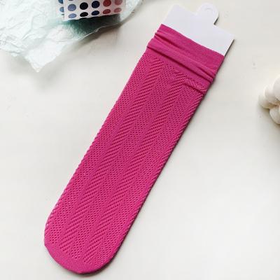 China Fashion Sexy Stockings Lace JK Lolita Nylon Woven Net Breathable Hot Selling Lovely Socks Spring Hollow Mesh Socks for sale