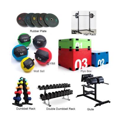 China Universal Commercial Body Building Exercise Multi Fitness Sets Dumbbell Gym Equipment For Gym Club for sale