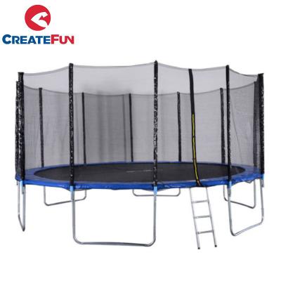 China 150kgs CreateFun TUV GS 6ft 8ft 10ft 12ft 13ft 14ft 15ft 16ft Round Jump Trampoline With Safety Net for sale