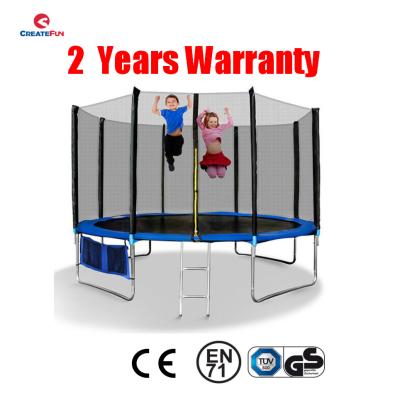 China 150kgs CreateFun Zhejiang factory 305cm 366cm 427cm 457cm 488cm outdoor round jump trampoline for kids and adults for sale