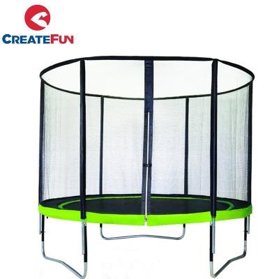 China CreateFun Professional Outdoor Trampoline with 10FT-3W-6P Outdoor Net for sale