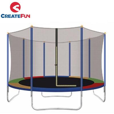 China CreateFun 150kgs Round Indoor Trampoline Jumping Bed For Kids for sale