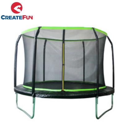 China CreateFun 12FT Cama Elastica Trampoline with Enclosure CFR12ft-4W8P for sale