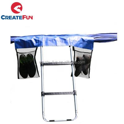 China CreateFun Galvanized Trampoline Ladder With 2 Steps Plastic Step for sale