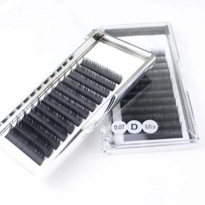 China Full Volume High Quality Eye Lashes Extensions D Loop Russian Volume Luxury Individual Eyelash Extension for sale