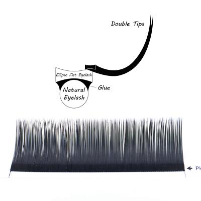 China Individual Wholesale Qingdao Full Volume Eyelash Extensions Thick Ellipse Flat Eyelash Extensions Supplies for sale