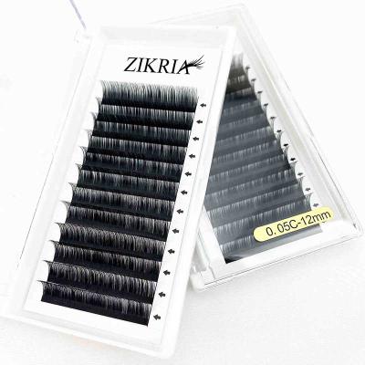 China Wholesale Manufacturer Full Volume Classic Eyelash Extensions Best Fluffy Korean Silk Lash Extension for sale